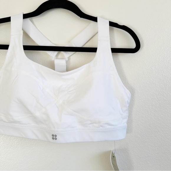 Sweaty Betty Power Medium Impact Bra in white L NWT - Picture 2 of 9